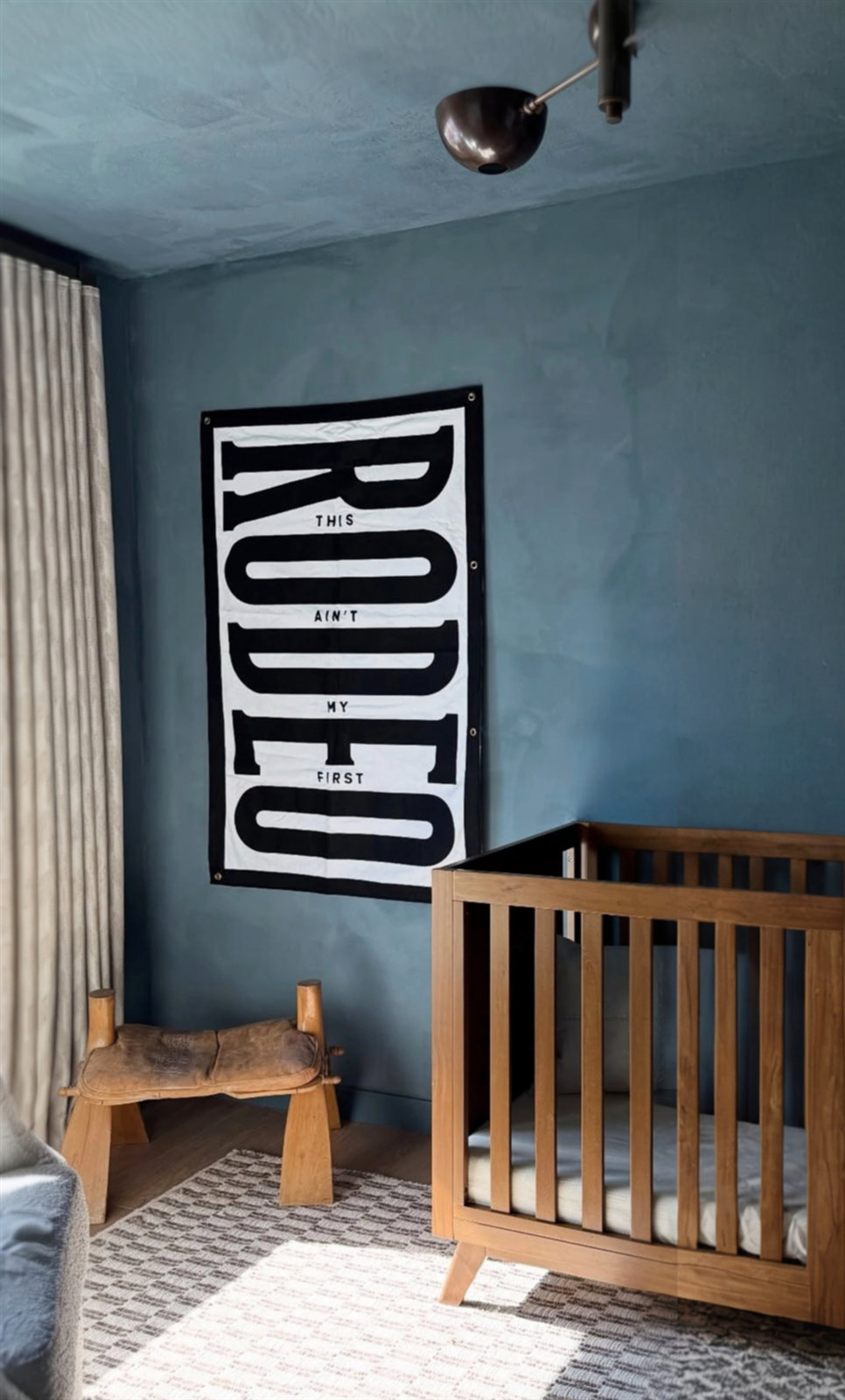 Blue Roman clay nursery