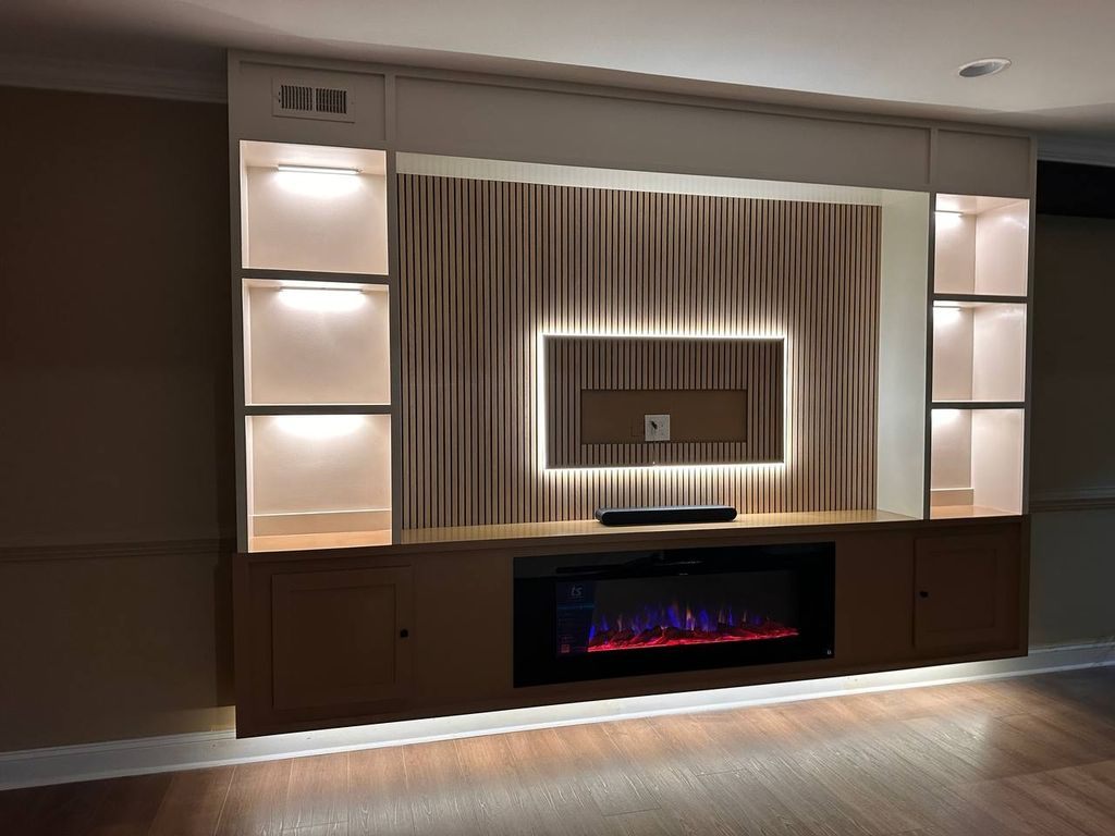 Custom wall unit